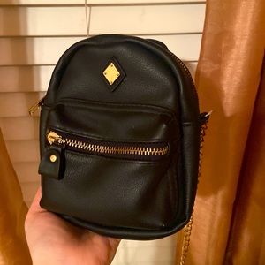 mini backpack crossbody purse
